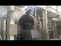 Hydraulic Single Arm Multiblade Block Cutter Machine Four Pillar Structure